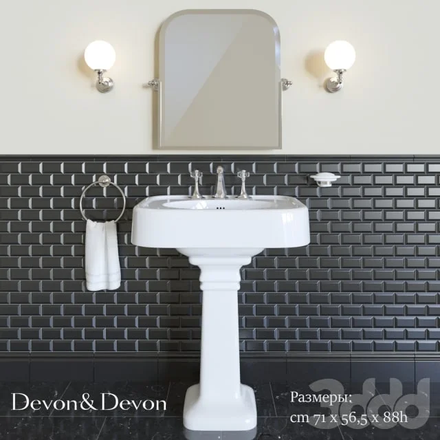 Washbasin Devon&Devon Blues